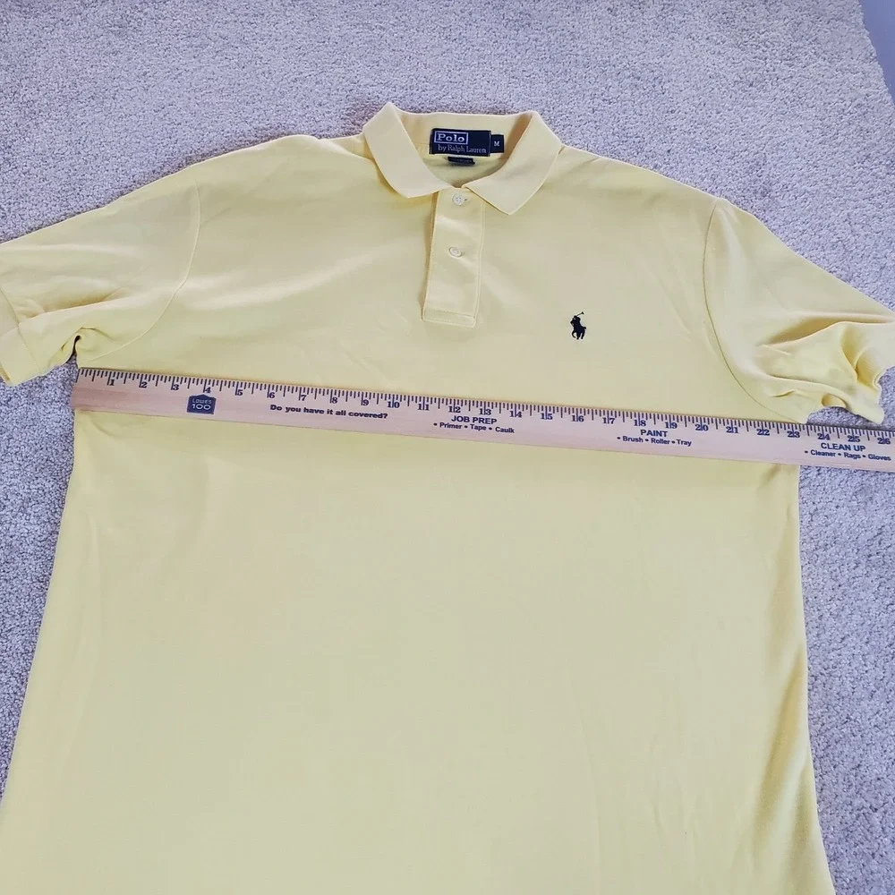 Polo Ralph Lauren Men's Polo Shirt Size M Yellow Short Sleeve